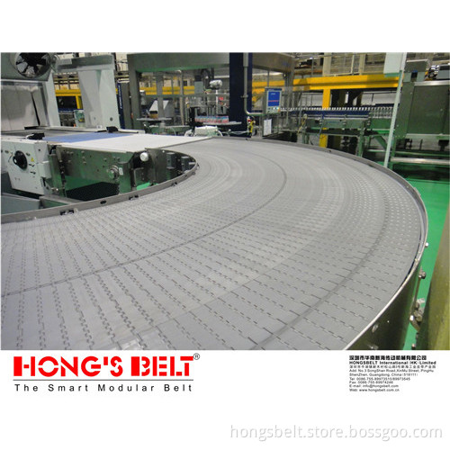 180 Degree Curved Modular Conveyor Belt (HS-2000A)